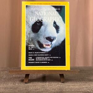 National Geographic December 1981 Vol. 160, No. 6 Pandas In The Wild